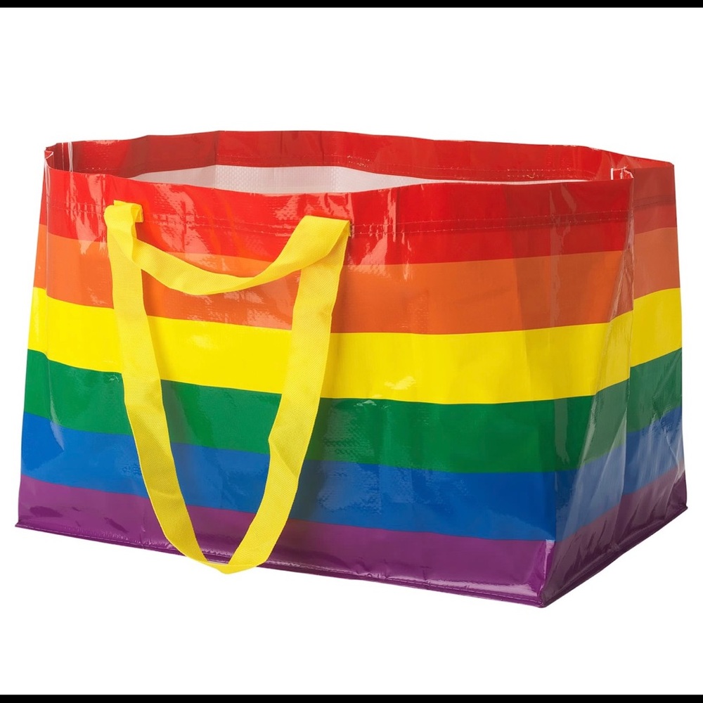 Ikea Rainbow 🌈 Pride Storstomma Large Tote Bag
